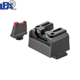Walther PDP tall semi-adjustable sight set | with fiber optics type B